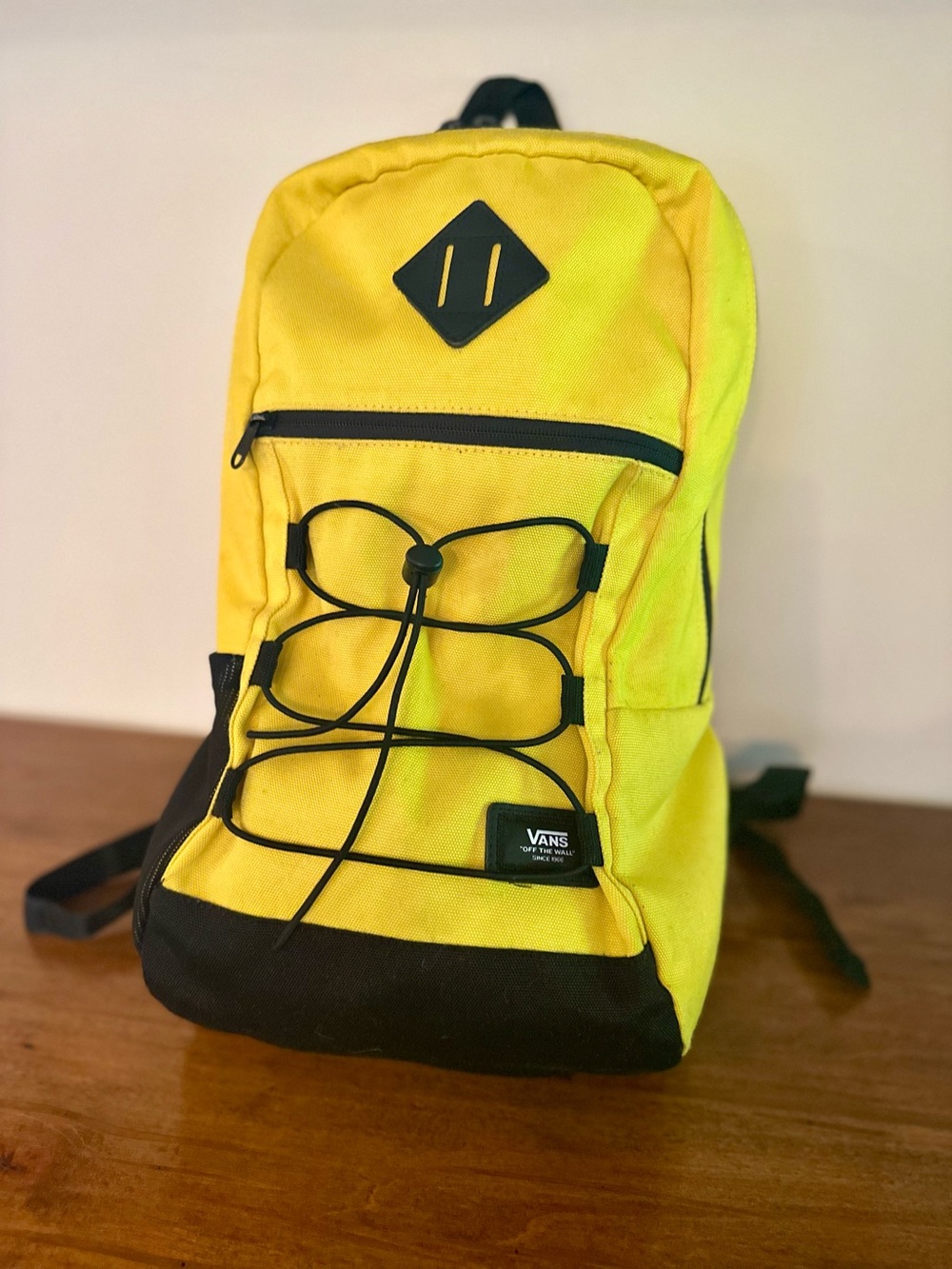 Vans Off The Wall Snag Bright Yellow High Visibility Laptop Backpack